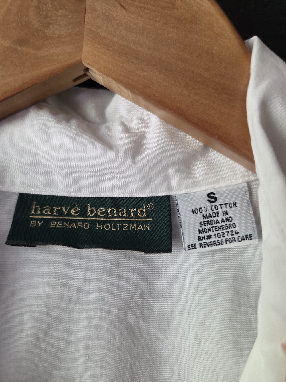 Women's Harvé Benard White Sleeveless Collared Button-Front Blouse ~ Size Small - Picture 2 of 12